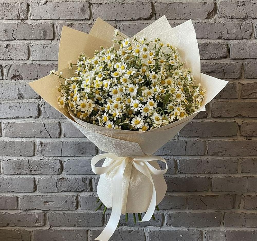 Букет цветов из: Ромашки в Александровке Воронежской области