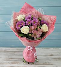 Букет цветов из:  Герберы #REPLACE_PRED# Александровке Воронежской области