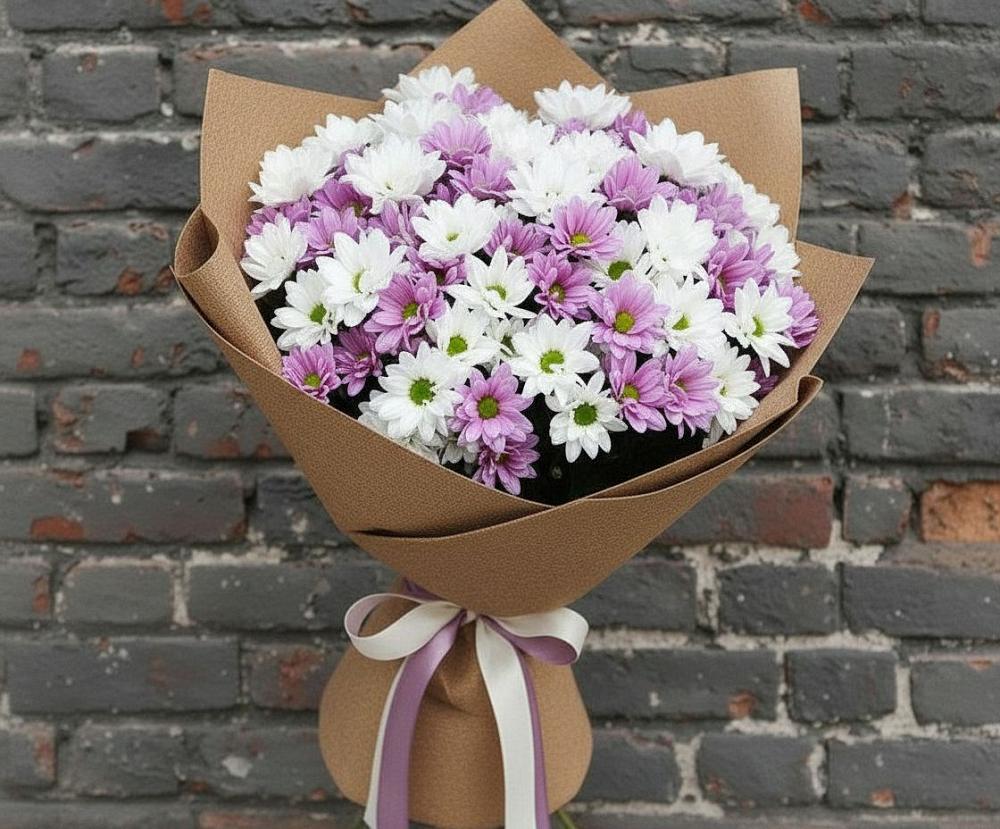 Букет цветов из: Хризантемы в Александровке Воронежской области