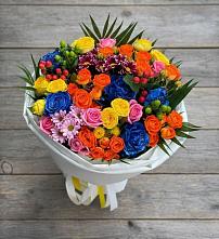 Букет цветов из:  Розы и Хризантемы в Александровке Воронежской области