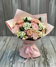 Букет цветов из:  Гвоздики, Розы и Хризантемы #REPLACE_PRED# Александровке Воронежской области