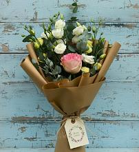 Букет цветов из:  Розы и Лизиантусы #REPLACE_PRED# Александровке Воронежской области
