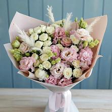 Букет цветов из:  Альстромерии и Розы в Александровке Воронежской области