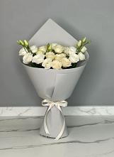 Букет цветов из:  Розы и Лизиантусы в Александровке Воронежской области